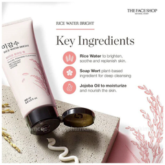 Sữa Rửa Mặt Thefaceshop Rice Water Bright Facial Foaming Cleanser 150ml