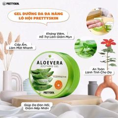 PRETTY SKIN Gel da nang ALOE VERA 300ml ( NHA ĐAM)