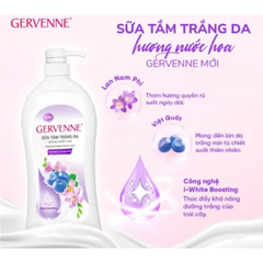 Sữa tắm trắng da Gervenne hương nước hoa 900gr