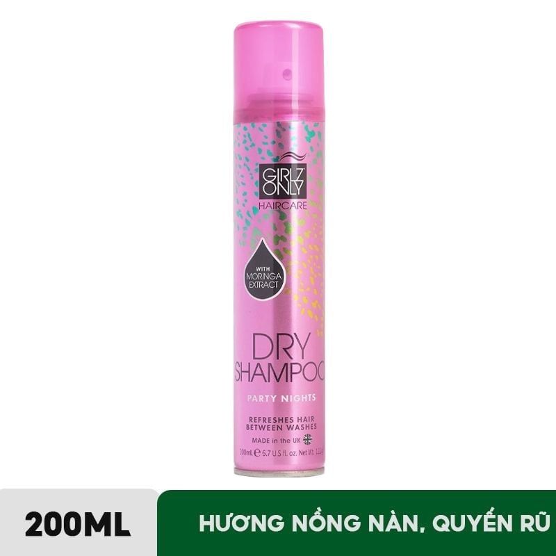 GIRLZ ONLY Dau goi kho danh cho toc bet roi, toc xoan Dry Shampoo De-Frizz 200ml