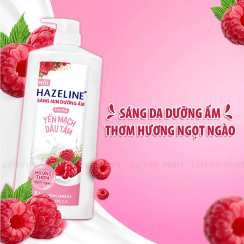 Sữa Tắm Hazeline Dưỡng Thể Giúp Làm Sáng Mịn Da & Dưỡng Ẩm Từ Thiên Nhiên 1Kg