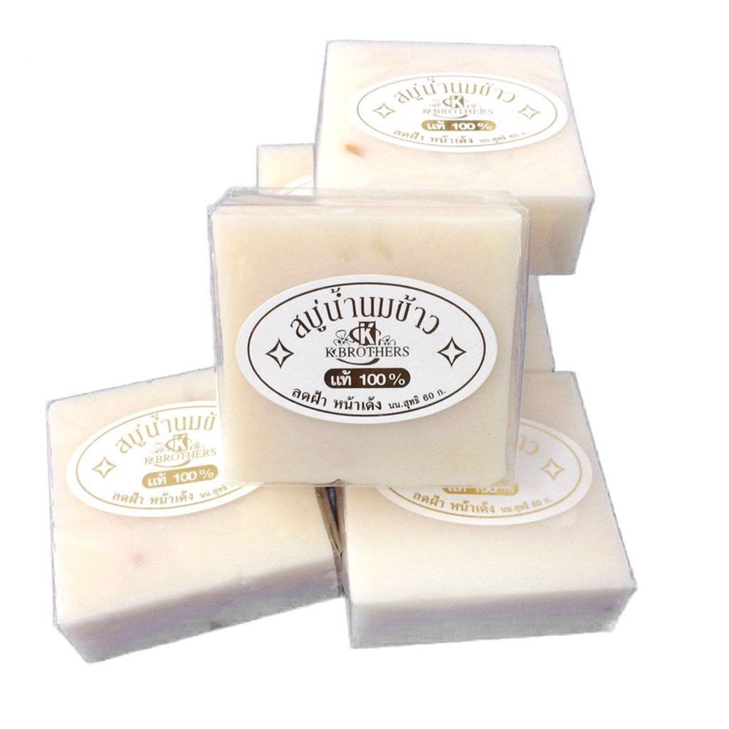 Xà phòng sữa gạo Jam Rice Milk Soap bổ xung Gluta và Collagen
