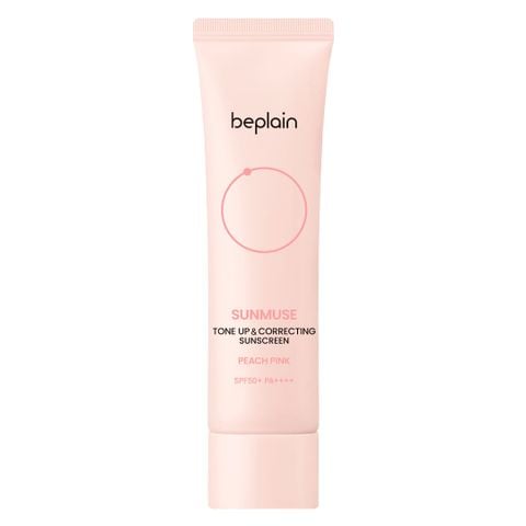 (HỒNG) Kem Chống Nắng Nâng Tone Beplain Tone Up & Correcting Sunscreen Peach Pink SPF50+ PA++++ 50ml