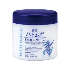 Kem Dưỡng Ẩm Hatomugi Hỗ Trợ Làm Sáng Da Chiết Xuất Hạt Ý Dĩ Moisturizing & Conditioning The Milky Cream 300g