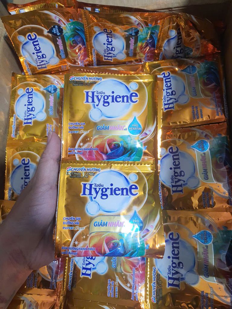 Nước Xả Vải Hygiene 20ml (Dây 12 Gói)