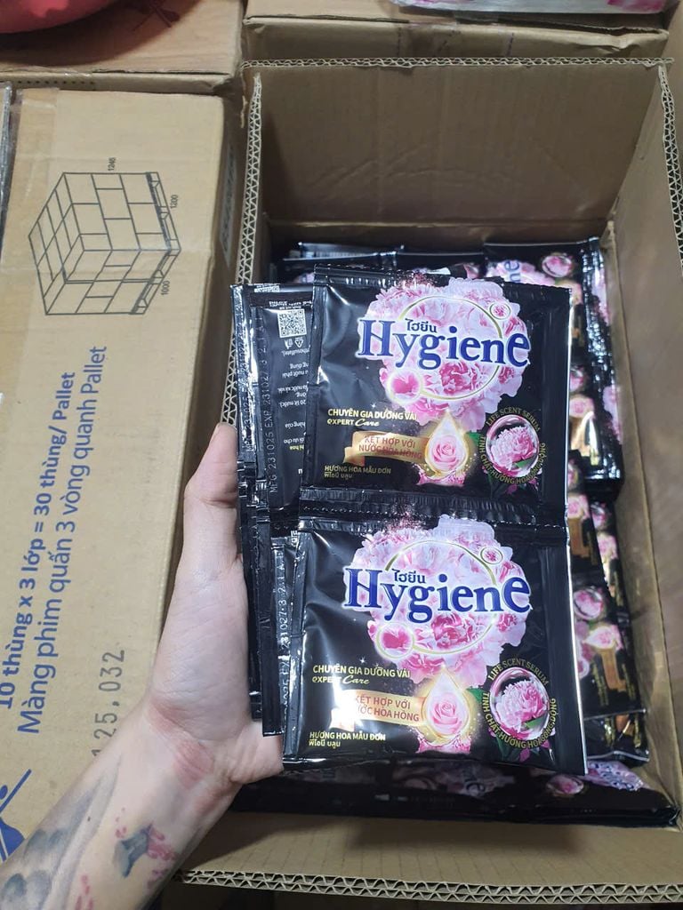 Nước Xả Vải Hygiene 20ml (Dây 12 Gói)