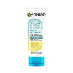 Sữa Rửa Mặt Giảm Mụn & Sáng Da Garnier Anti-Acne 50ml (Tuýp)