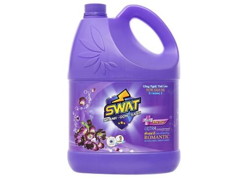 Nước giặt xả Swat Luxury can 3.8Kg
