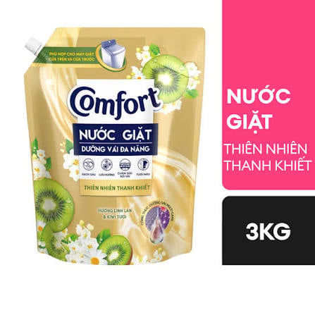 Nước Giặt Comfort Dưỡng Vải Hương Thiên Nhiên Thanh Khiết 3kg