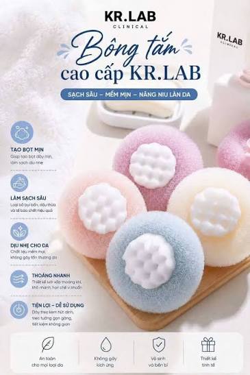 Bông tắm Kr.Lab