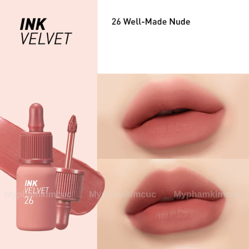 Son Kem Peripera Ink Airy Velvet Tint #26 Apricot Peach 4g