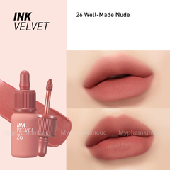 Son Kem Peripera Ink Airy Velvet Tint #26 Apricot Peach 4g