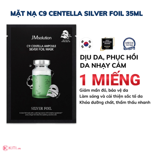 Mặt Nạ Giấy Cấp ẩm, Dưỡng Trắng Da JM Solution Mask 30ml