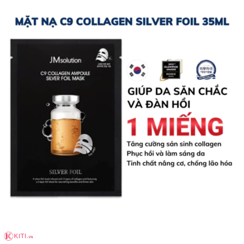 Mặt Nạ Giấy Cấp ẩm, Dưỡng Trắng Da JM Solution Mask 30ml