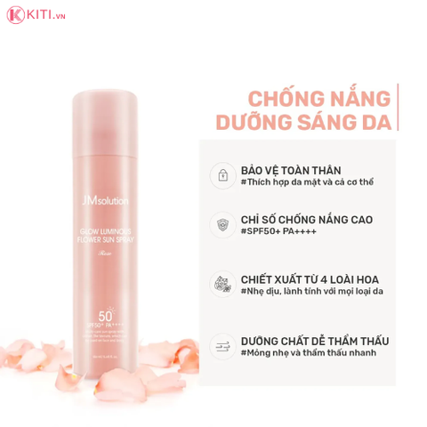 Xịt chống nắng JM Solution SPF50+ PA++++