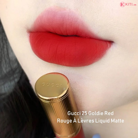 Son Gucci Matte 25 Goldie Red
