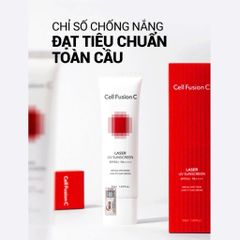 Kem Chống Nắng Cell Fusion C Phổ Rộng Cho Da Treatment Laser Uv Sunscreen 100 Spf50+ Pa++++ 35ml