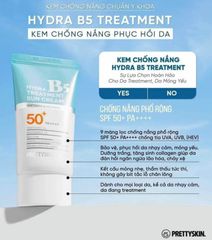 Kem Chống Nắng Pretty Skin Hydra B5 Treatment Sun Cream 50ml SPF50+ PA++++