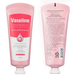 Kem Dưỡng Tay & Móng Vaseline Deep Moisture Hand & Nail Cream 60ml