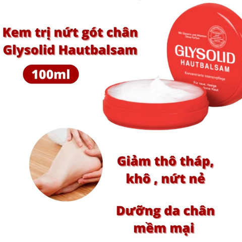 Kem Glysolid Trị Nứt Nẻ, Á Sừng Tay Chân 100ml