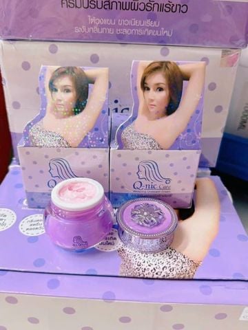 Kem Trị Thâm Nách, Thâm Mông Q-nic Care Whitening Underarm Cream Thái Lan (Tím)