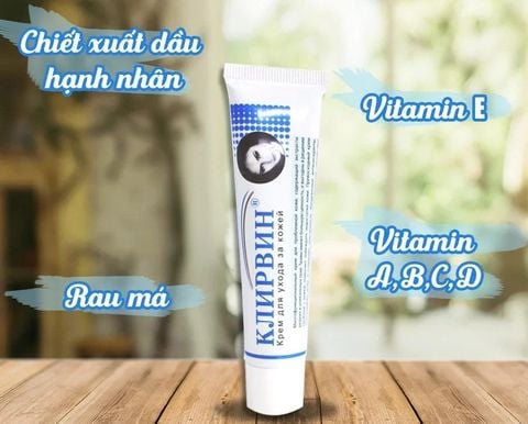 Kem trị sẹo, mụn, rạn da cao cấp Klirvin 25g của Nga