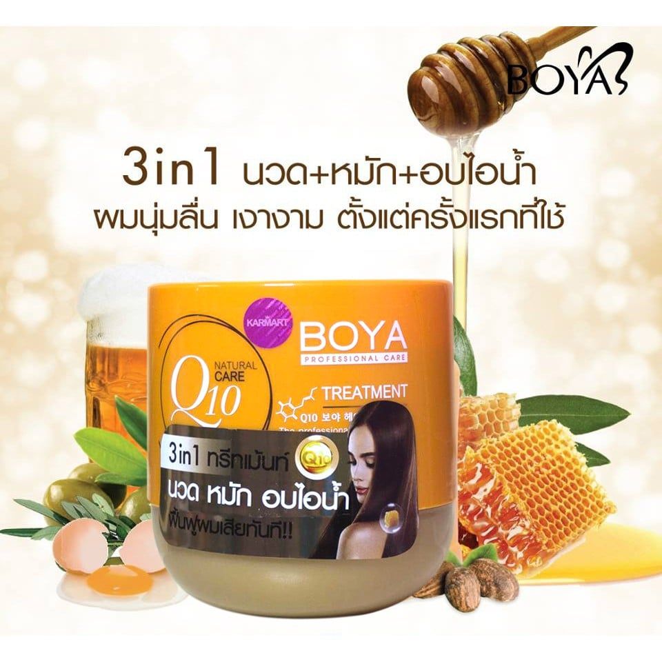 Kem Ủ Tóc Boya Q10 Treatment 500G