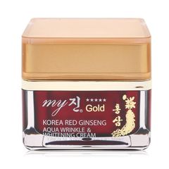 Kem Dưỡng Trắng Da Ngày Và Đêm Hồng Sâm Đỏ My Gold Korea Red Ginseng Aqua Wrinkle & Whitening Cream 50g