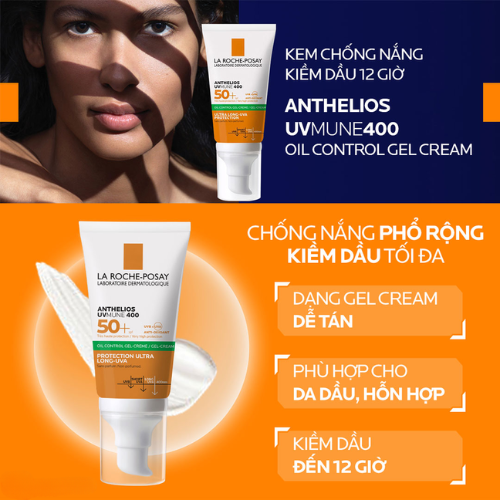 Kem Chống Nắng La Roche-Posay Kiểm Soát Dầu Anthelios  SPF50+ 50ml