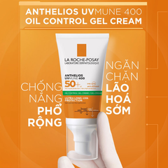 Kem Chống Nắng La Roche-Posay Kiểm Soát Dầu Anthelios  SPF50+ 50ml