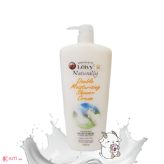 LEIVY SỮA TẮM SỮA DÊ & PROTEIN SỮA GIỮ ẨM GẤP ĐÔI ( VÀNG ) 1150ml