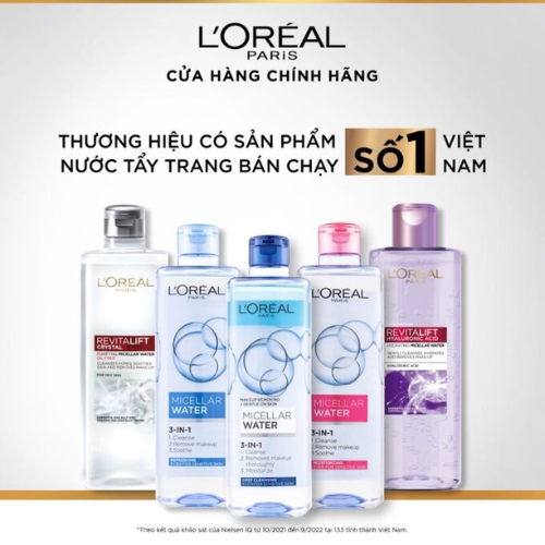 Nước Tẩy Trang L'Oreal Revitalift Hyaluronic Acid