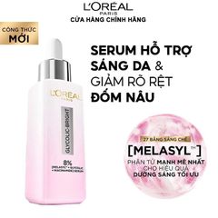 Serum L'oreal Tinh Chất Mờ Thâm Nám Glycolic-Bright Instant Glowing Serum 30ml