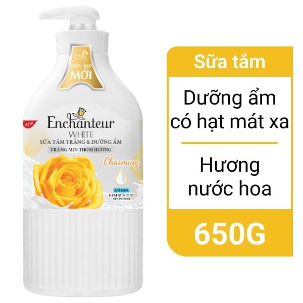 Sữa Tắm Enchanteur 650g Deluxe Charming
