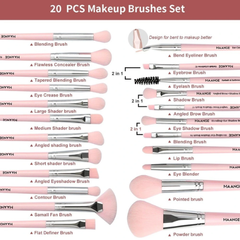 MAANGE Bộ Cọ Trang Điểm 20 cây