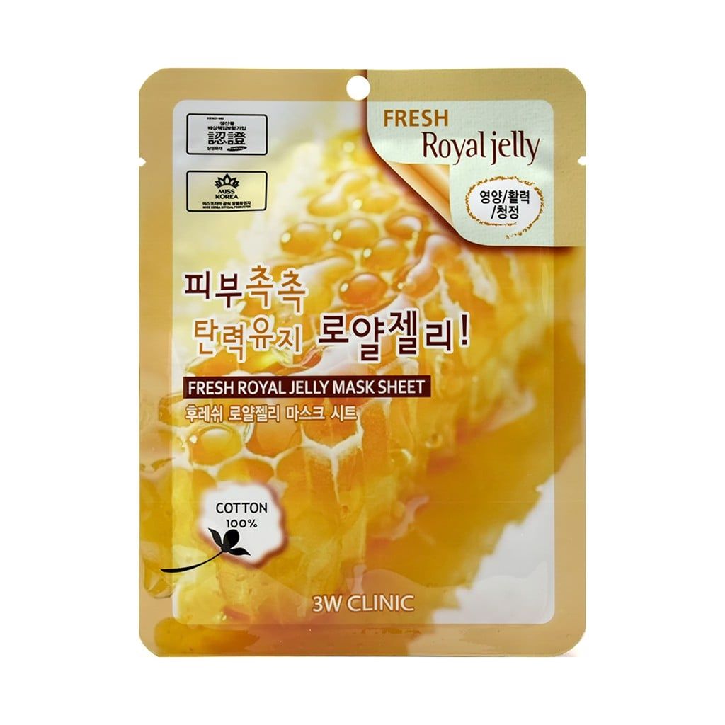Mặt Nạ Dưỡng Da Chiết Xuất Từ Thiên Nhiên 3W Clinic Fresh Mask Sheet 23ml