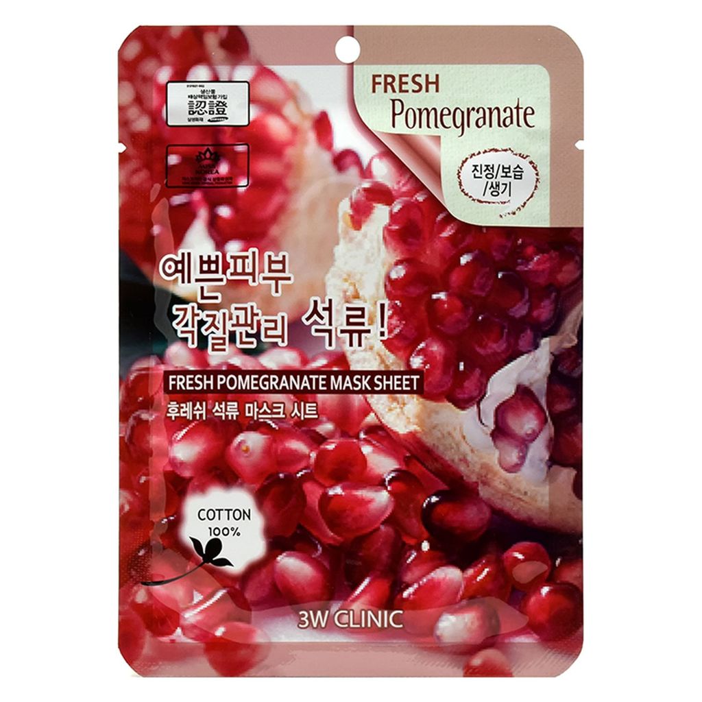 Mặt Nạ Dưỡng Da Chiết Xuất Từ Thiên Nhiên 3W Clinic Fresh Mask Sheet 23ml
