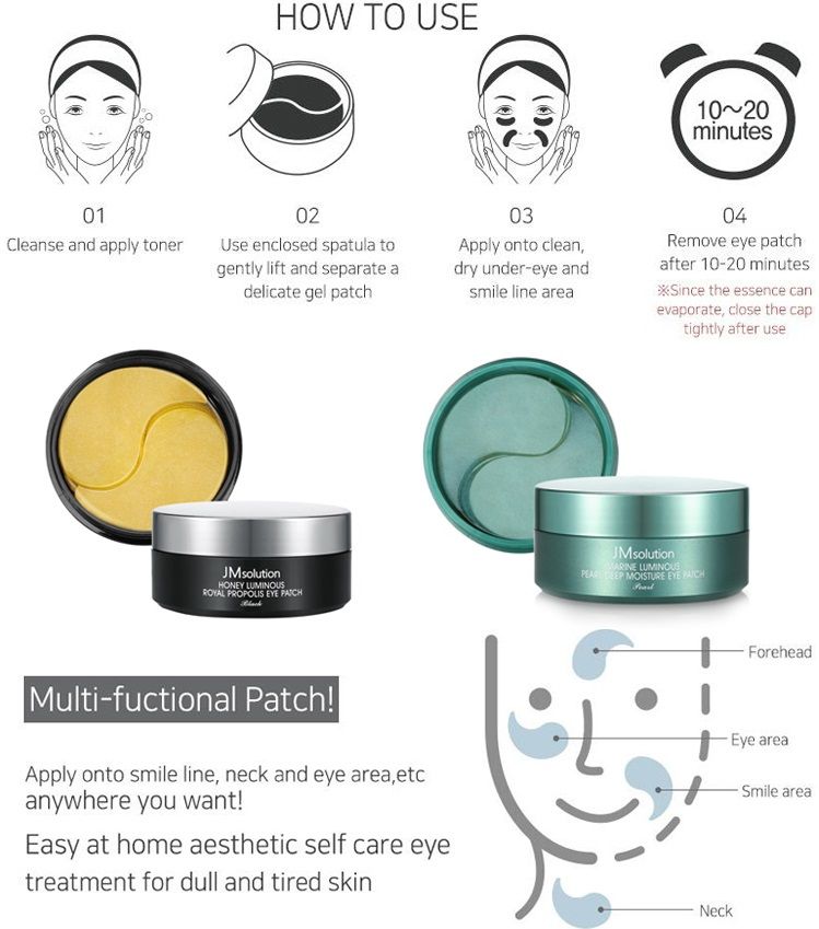 Mặt Nạ Mắt JM Solution Eye Patch Hàn Quốc [60 Miếng/Hộp]