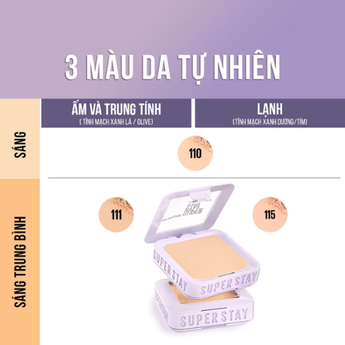 Kem Nền Maybelline Bắt Sáng, Che Phủ Cao, Siêu Nhẹ Mặt Super Stay Up To 30H Lumi Matte Foundation 35ml