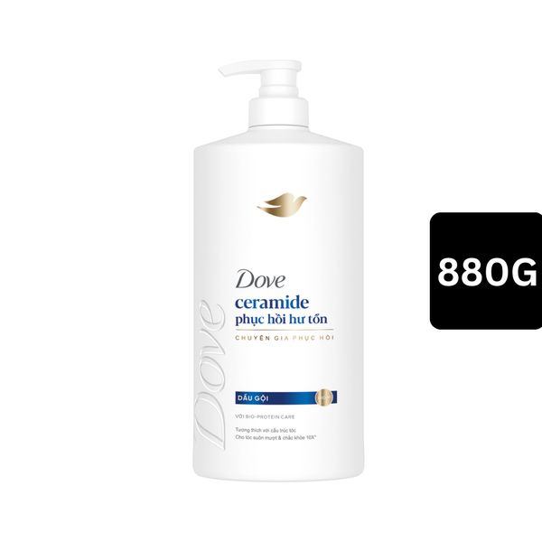 DOVE Dầu Gội Phục Hồi Tóc Hư Tổn 880gr