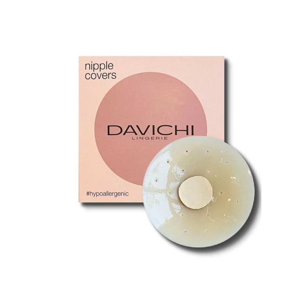 Miếng Dán Nâng Ngực Davichi Silicone Ngăn Mồ Hôi 2 Cặp/ Hộp