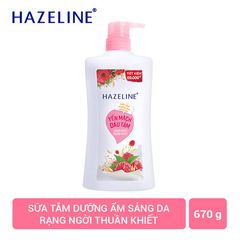 Sữa Tắm Hazeline Yến Mạch & Dâu Tằm Dưỡng Ẩm Sáng Da 670g