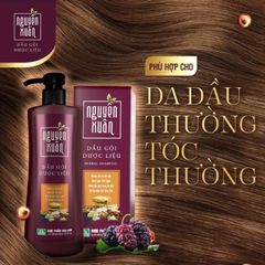 Dầu gội dược liệu Nguyên Xuân Nâu (tóc thường) 400G