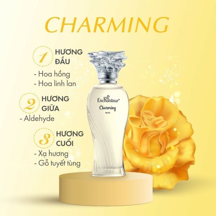 Nước Hoa Nữ Enchanteur Charming Eau De Toilette (mini 10ml)