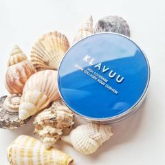 Set Phấn Nước Dưỡng Ẩm Klavuu Blue Pearlsation High Coverage Marine Collagen Aqua Cushion SPF50 PA+++(Tặng kèm lõi)