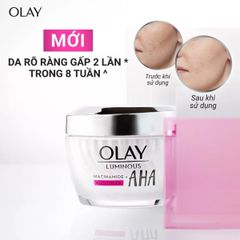 Kem Dưỡng Tái Tạo Và Ngừa Lão Hóa Olay Niacinamide Aha Luminous Niacinamide And AHA Moisturizer 50G