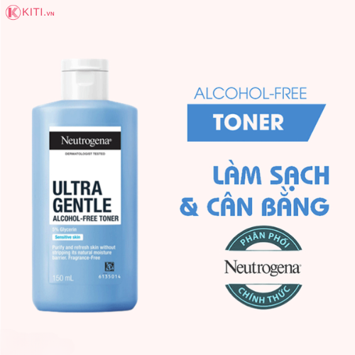 Nước Hoa Hồng Neutrogena Ultra Gentle Không Cồn 150ml