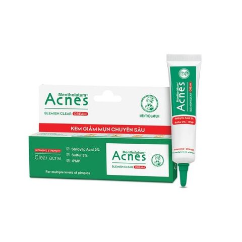 Kem giảm mụn chuyên sâu - Acnes Blemish Clear Cream 10g