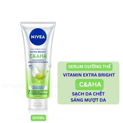 Tinh Chất Dưỡng Thể NIVEA Vitamin Extra Bright C&AHA (300 ml)
