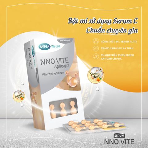 Serum NNO Vite Aplicapz dưỡng trắng da (10 viên)